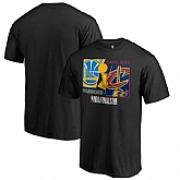 Golden State Warriors vs. Cleveland Cavaliers Fanatics Branded 2018 NBA Finals Bound Dueling Team Matchup T-Shirt - Heather Charcoal,baseball caps,new era cap wholesale,wholesale hats